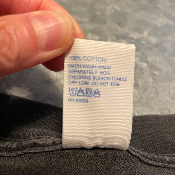 Vintage 90s CHICAGO BULLS 5 Time NBA Champions Logo 7 Tee Shirt Mens XL Cotton - Picture 5 of 9